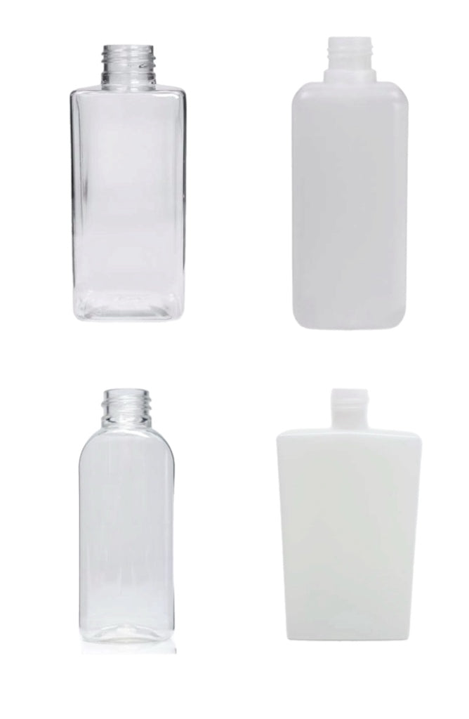 Large Letter Rectangular Bottles