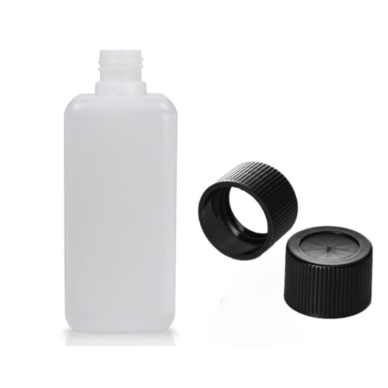 100ml Natural HDPE Large Letter Postal Friendly Bottles