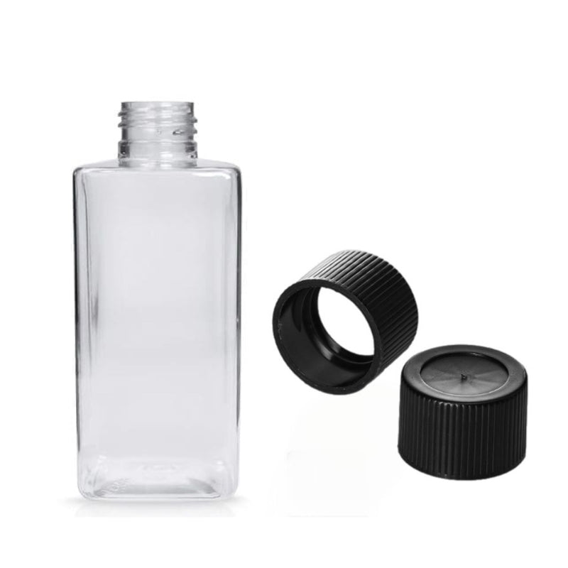 100ml Clear PVC Large Letter Postal Friendly Bottles