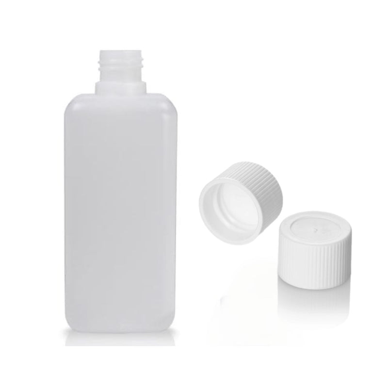 100ml Natural HDPE Large Letter Postal Friendly Bottles