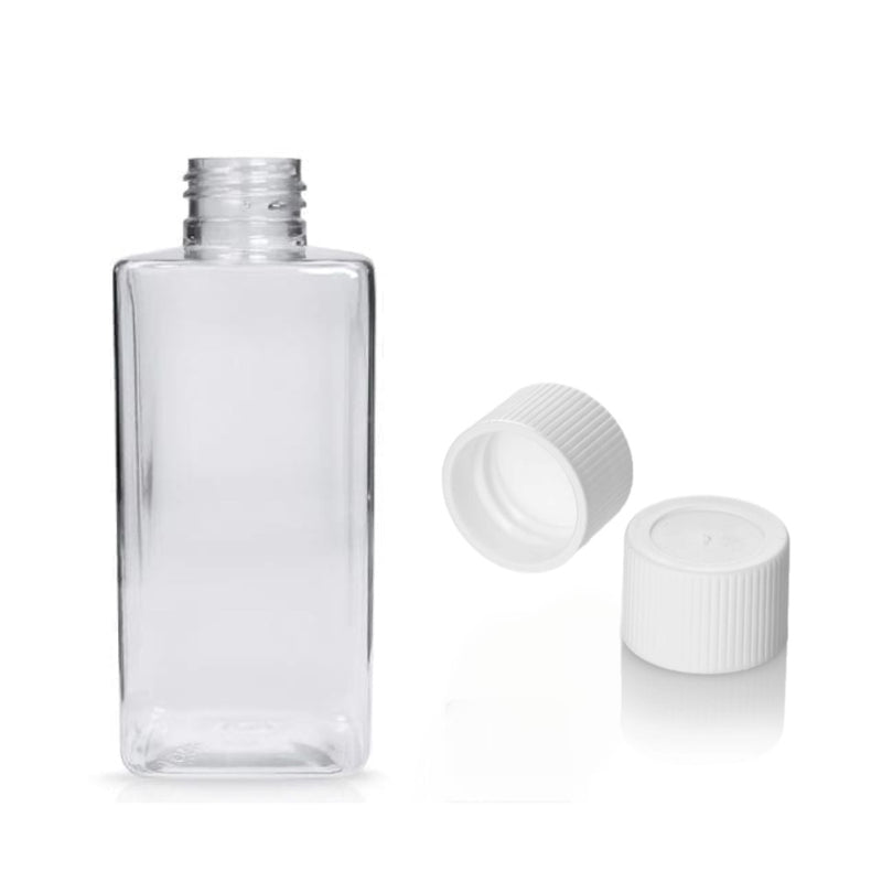 100ml Clear PVC Large Letter Postal Friendly Bottles