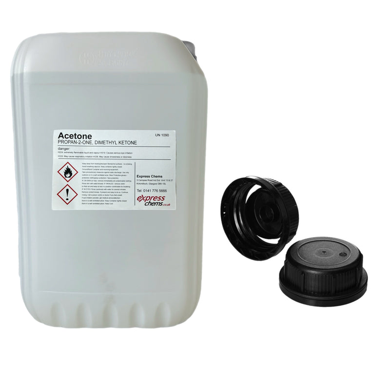 Acetone 99.5% Pure Available in Sizes 100ml to 100 Litres
