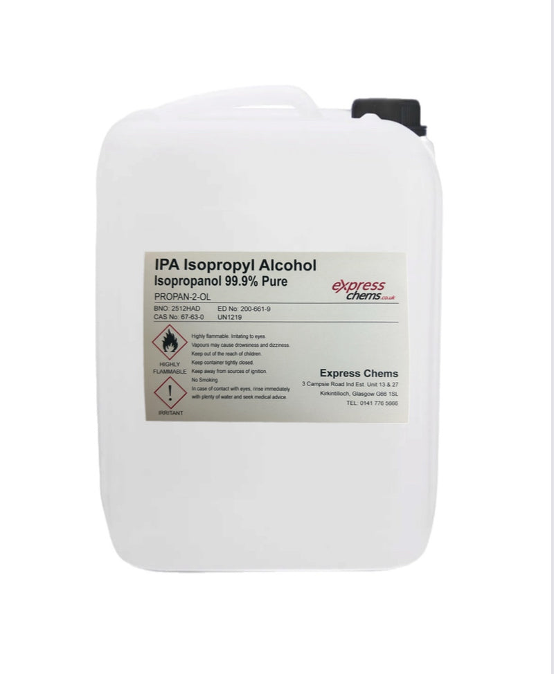 25 Litre Jerry Can Isopropyl Isopropanol Alcohol 99.9% Pure