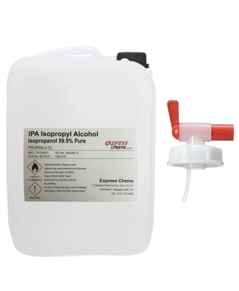 25 Litre Jerry Can Isopropyl Isopropanol Alcohol 99.9% Pure