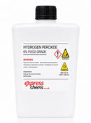 Hydrogen Peroxide 6% - Food Grade - 100ml - 100 Litres