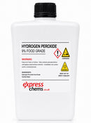 Hydrogen Peroxide 9% - Food Grade - 100ml - 100 Litres