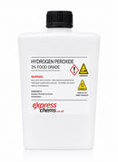 Hydrogen Peroxide 3% - Food Grade - 100ml - 100 Litres