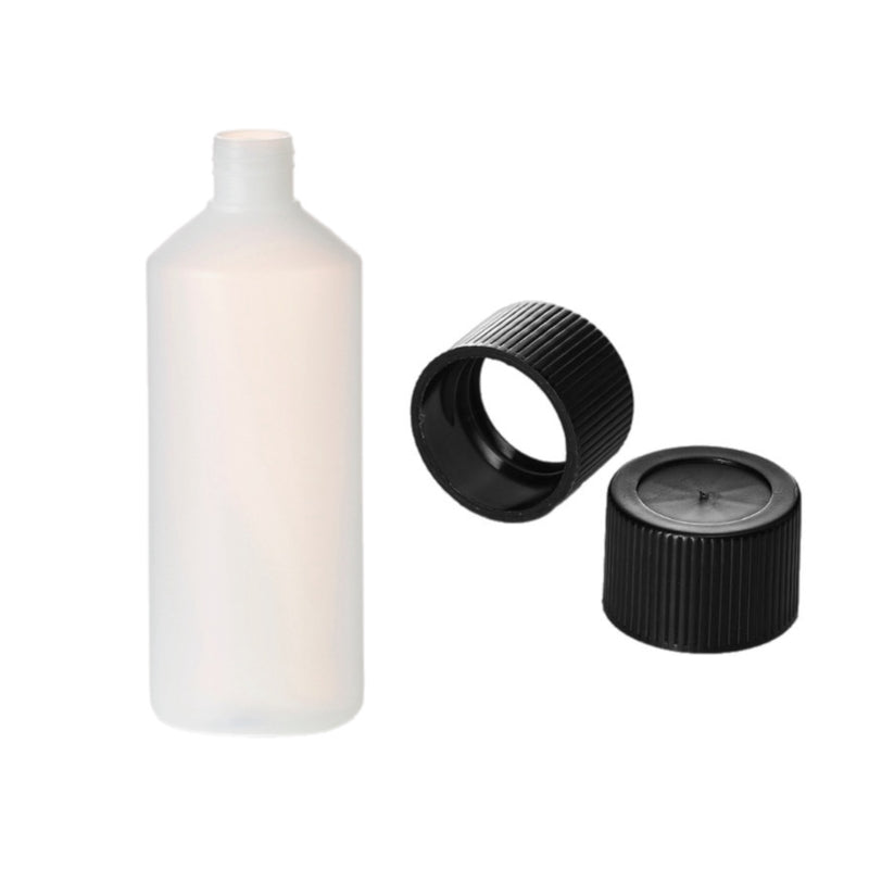 500ml Natural HDPE Plastic Bottles