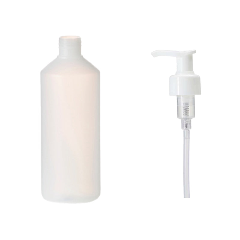 500ml Natural HDPE Plastic Bottles