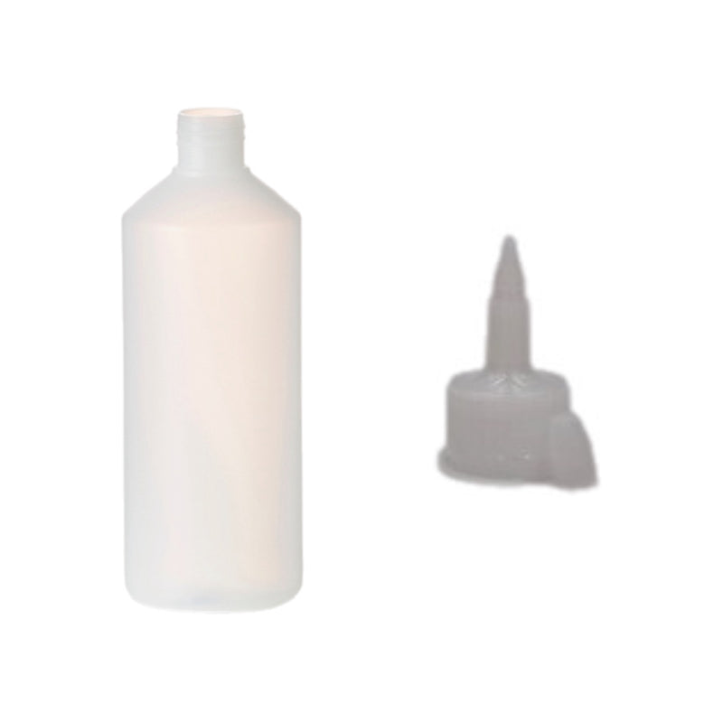 500ml Natural HDPE Plastic Bottles