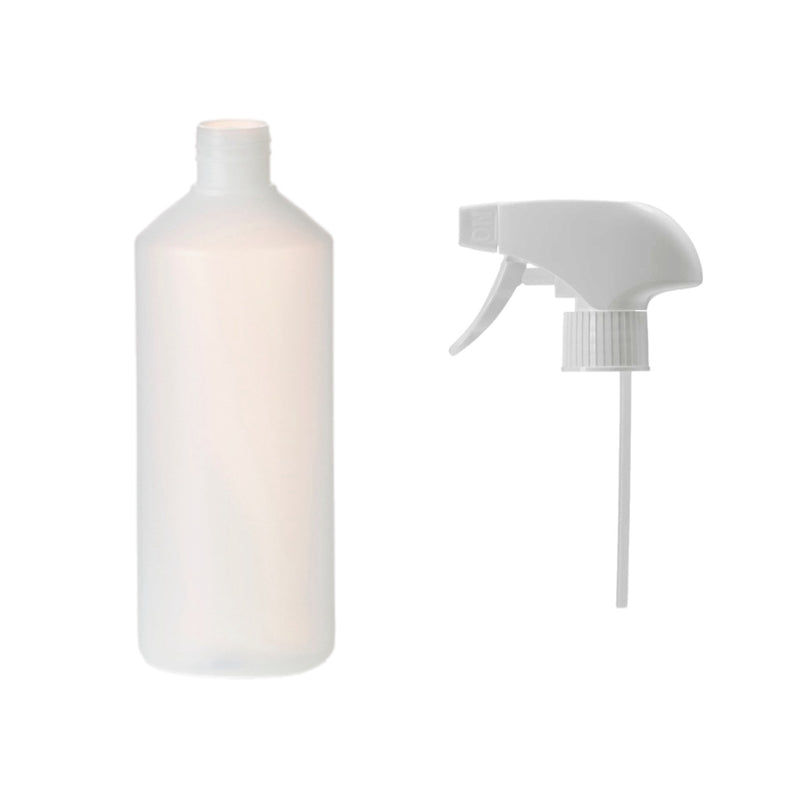 500ml Natural HDPE Plastic Bottles