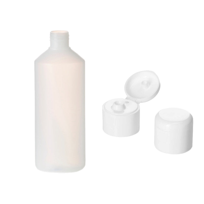 500ml Natural HDPE Plastic Bottles