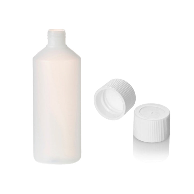 500ml Natural HDPE Plastic Bottles