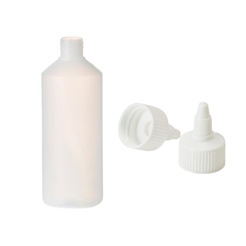 500ml Natural HDPE Plastic Bottles