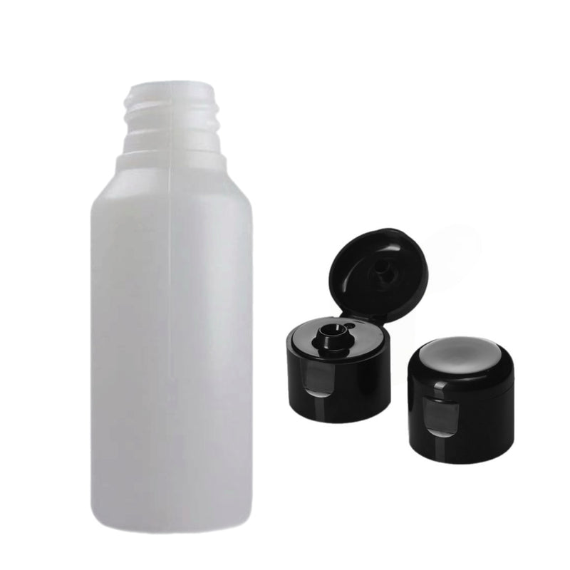 50ml Natural HDPE Plastic Bottles