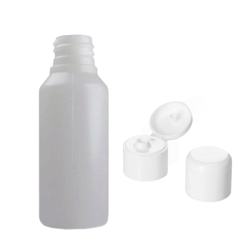 50ml Natural HDPE Plastic Bottles