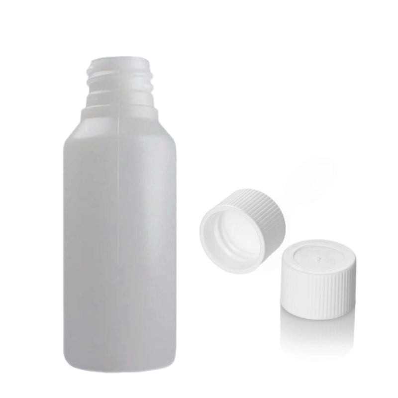 50ml Natural HDPE Plastic Bottles