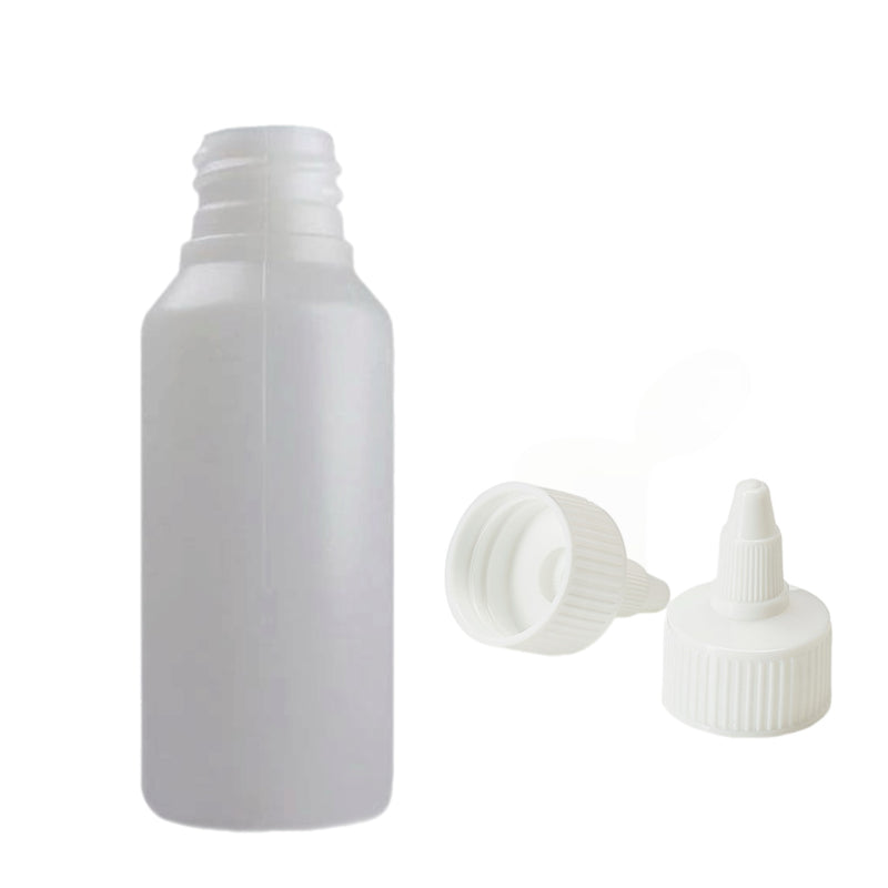 50ml Natural HDPE Plastic Bottles