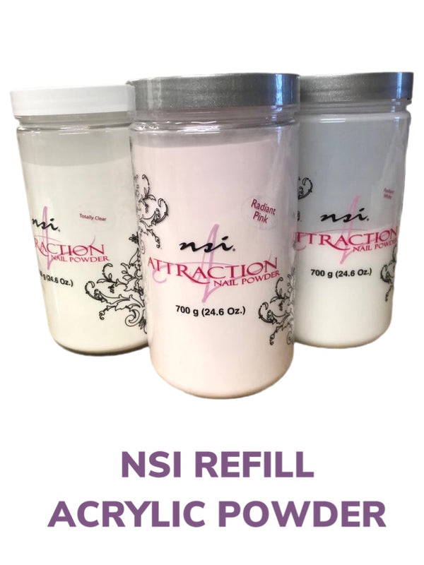 NSI Attraction Acrylic POWDER Choice of Colour 100% Original NSI *DECANTED*