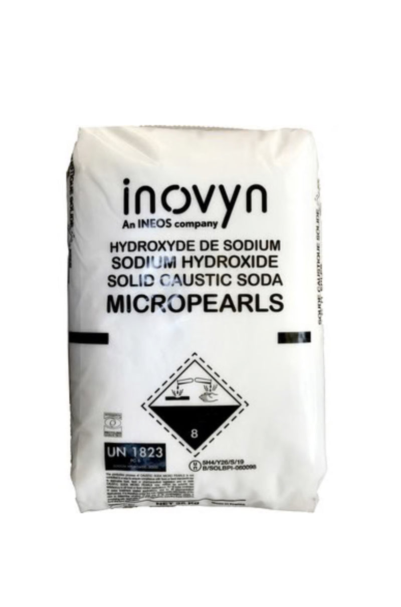 Caustic Soda/Lye/Sodium Hydroxide Available in sizes 100g to 125Kg