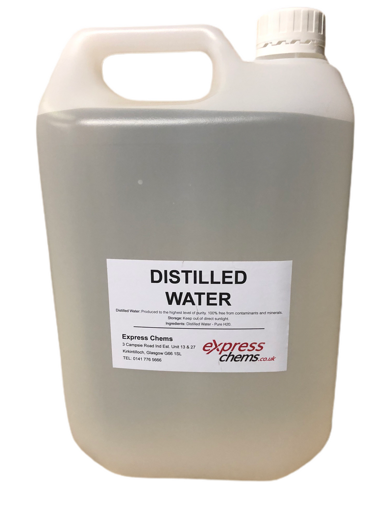 Distilled Water 100ml to 100 Litres