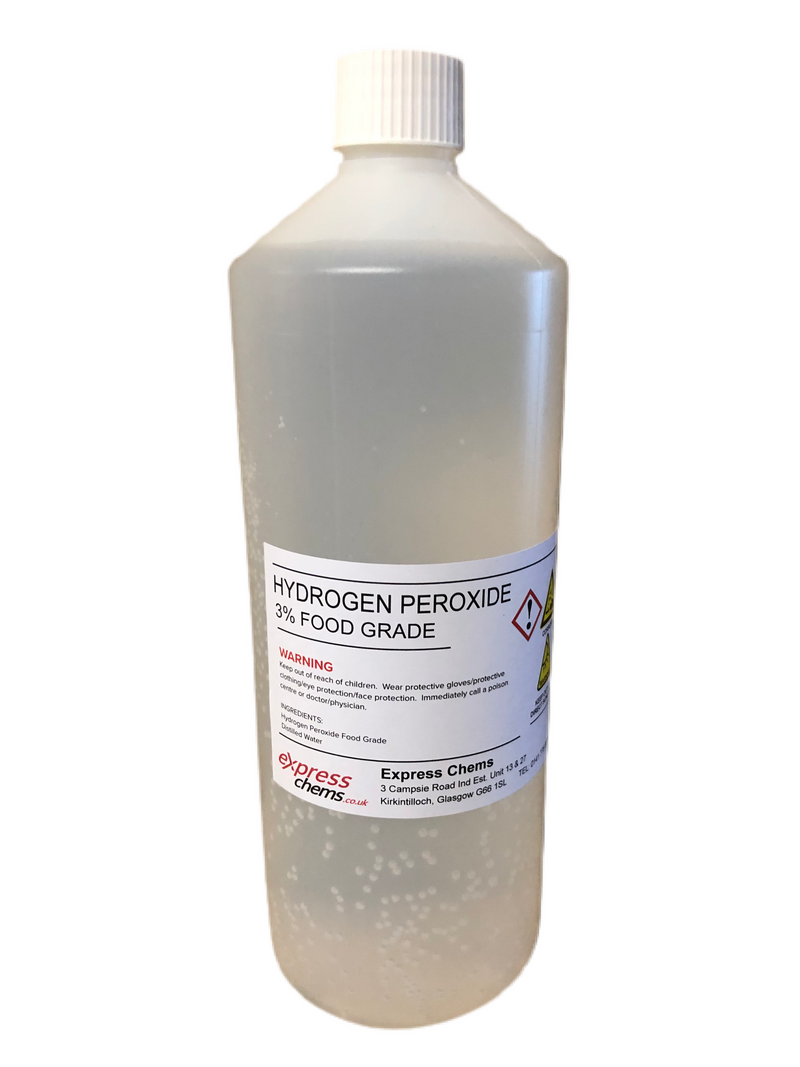 Hydrogen Peroxide 3% & 6% Food Grade