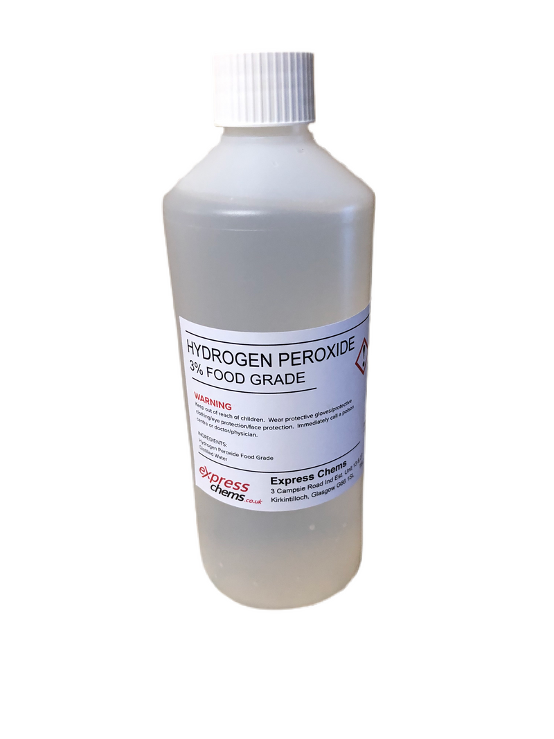 Hydrogen Peroxide 3% & 6% Food Grade