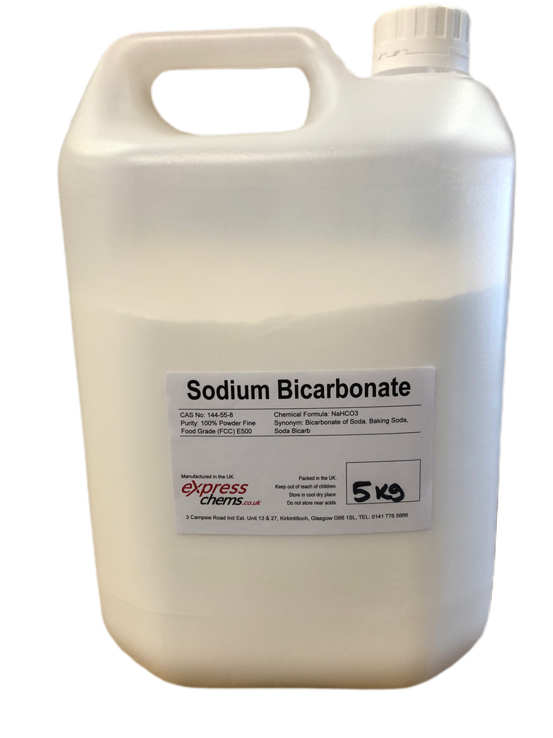 Bicarbonate of Soda Available in Containers 1kg to 20kg & 25kg Sacks Boxed
