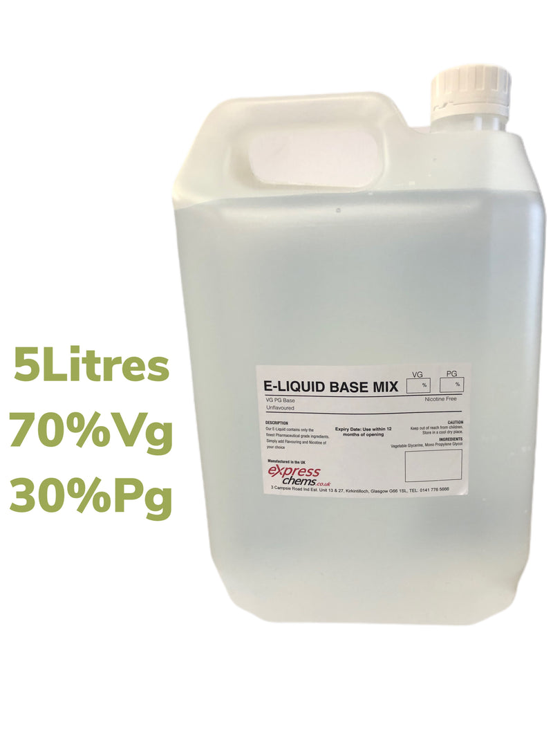 VG I PG Premixed BASE MIX for DIY Liquid 80/20,70/30 60/40 50/50 Glycerine, Glycol