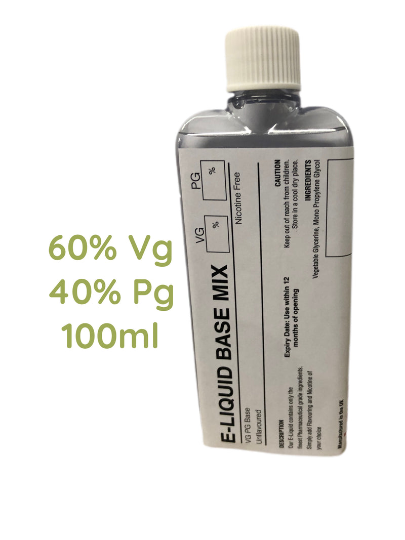 VG I PG Premixed BASE MIX for DIY Liquid 80/20,70/30 60/40 50/50 Glycerine, Glycol