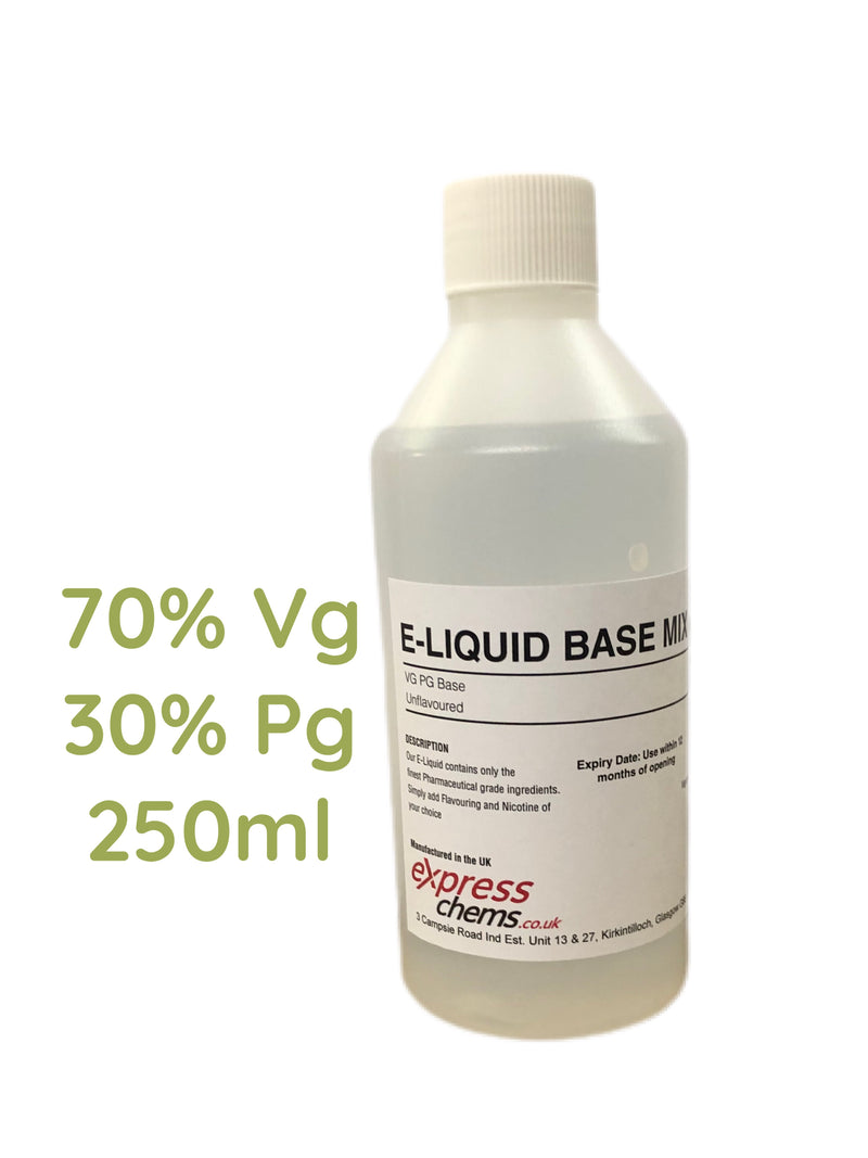 VG I PG Premixed BASE MIX for DIY Liquid 80/20,70/30 60/40 50/50 Glycerine, Glycol