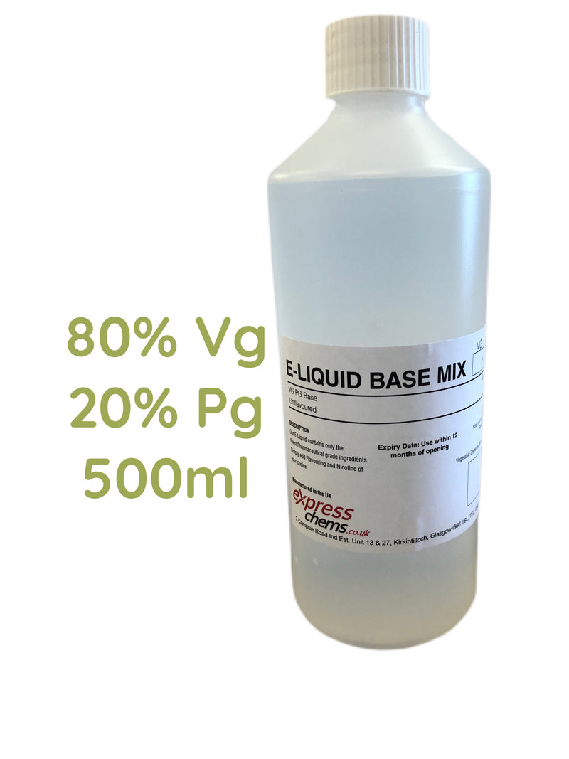 VG I PG Premixed BASE MIX for DIY Liquid 80/20,70/30 60/40 50/50 Glycerine, Glycol