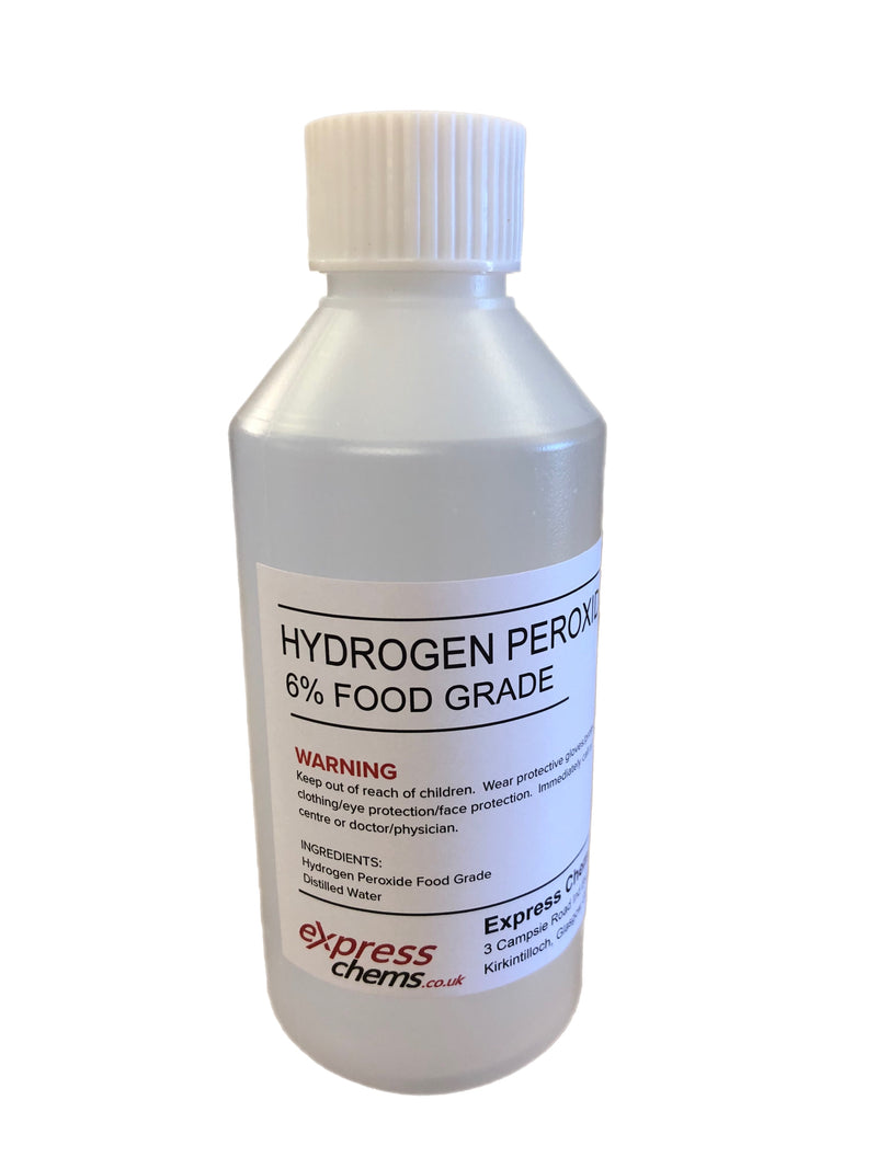 Hydrogen Peroxide 3% & 6% Food Grade